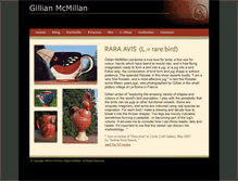 Tablet Screenshot of gillianmcmillan.com